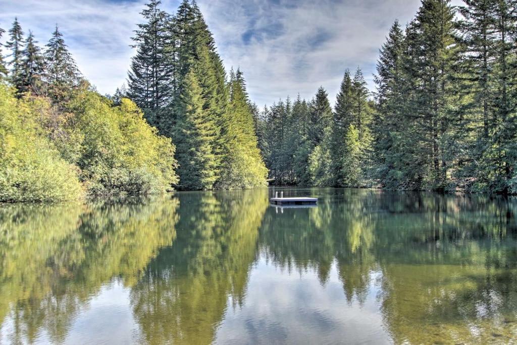 New Modern Cabin! 5Mi To Mt Rainier National Park! Hot Tub & Wifi Ashford Exteriör bild