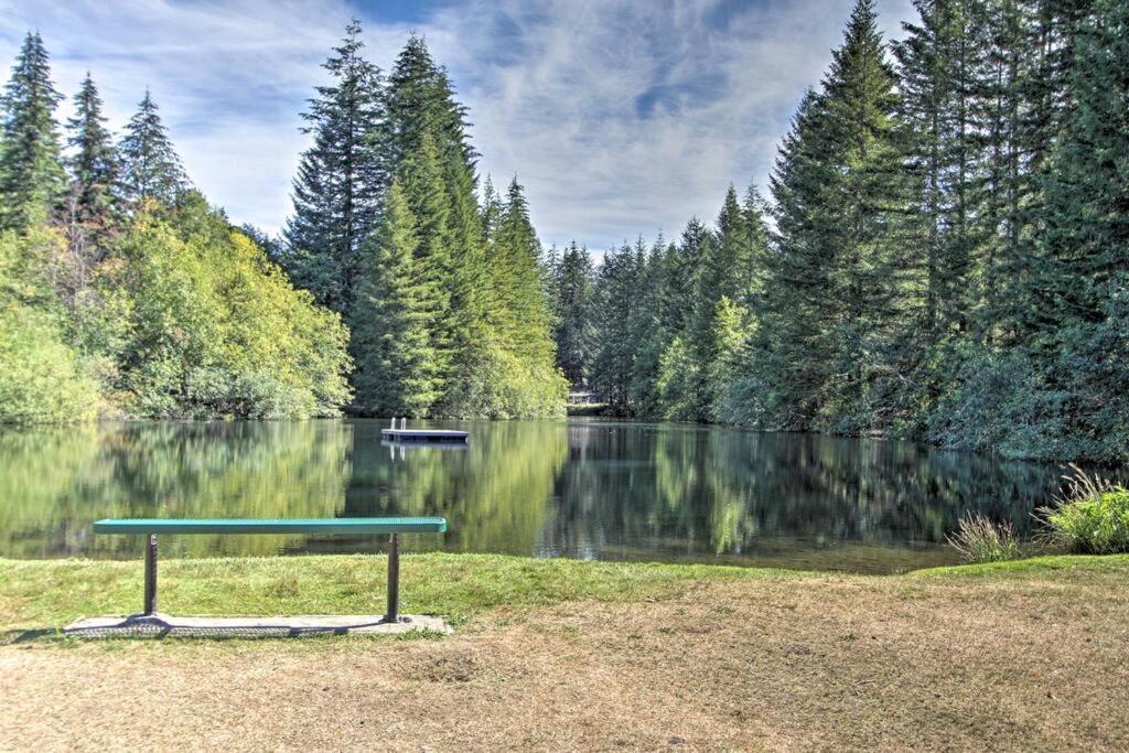 New Modern Cabin! 5Mi To Mt Rainier National Park! Hot Tub & Wifi Ashford Exteriör bild