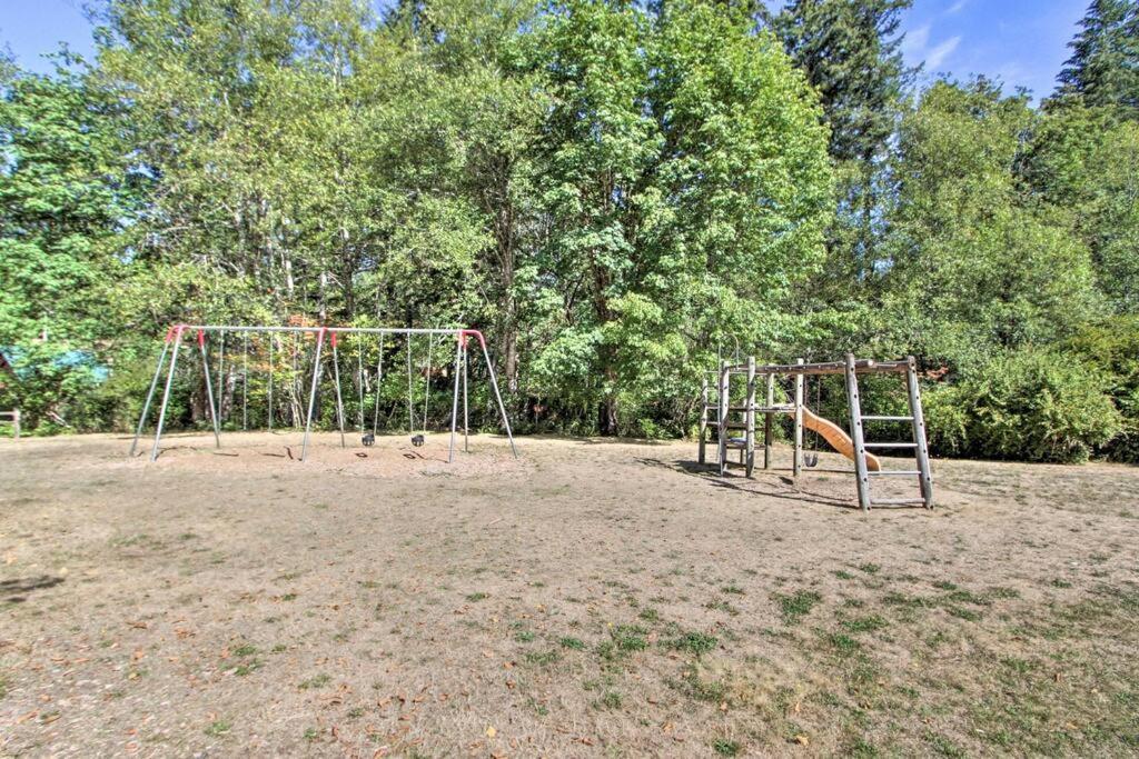 New Modern Cabin! 5Mi To Mt Rainier National Park! Hot Tub & Wifi Ashford Exteriör bild